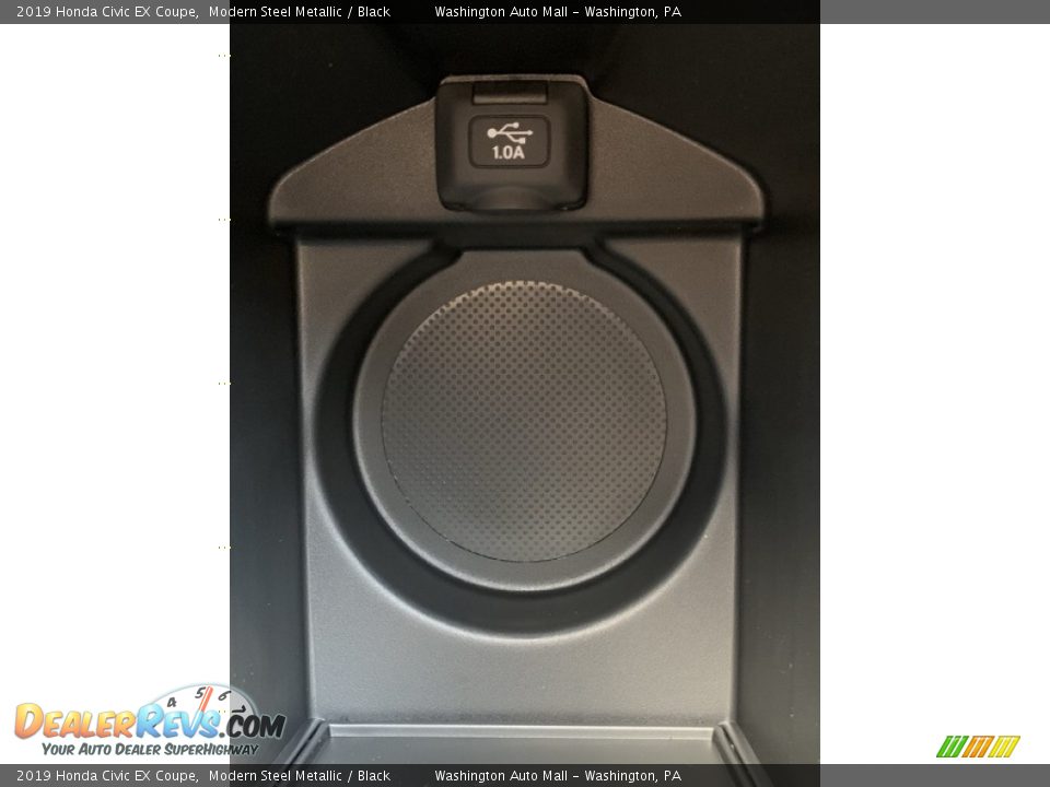 2019 Honda Civic EX Coupe Modern Steel Metallic / Black Photo #33