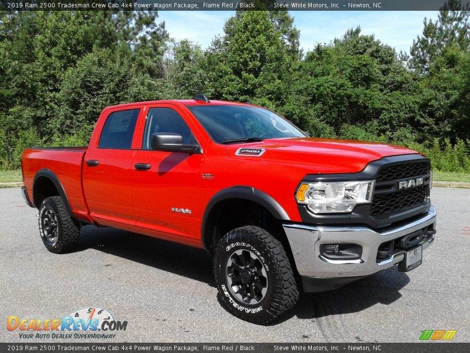 Front 3/4 View of 2019 Ram 2500 Tradesman Crew Cab 4x4 Power Wagon Package Photo #4