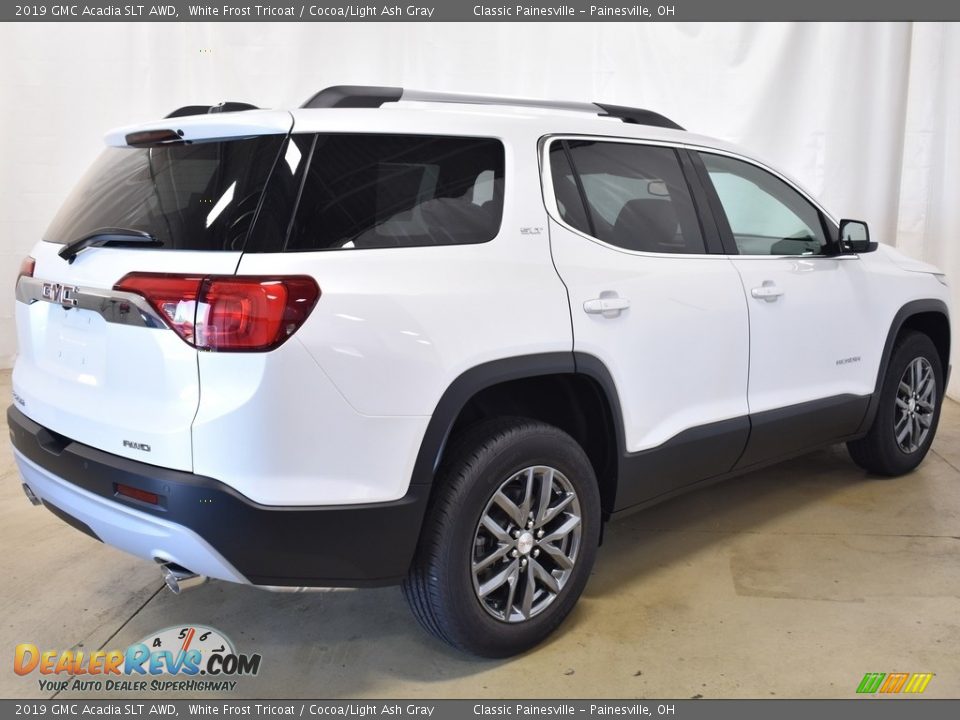 2019 GMC Acadia SLT AWD White Frost Tricoat / Cocoa/Light Ash Gray Photo #2