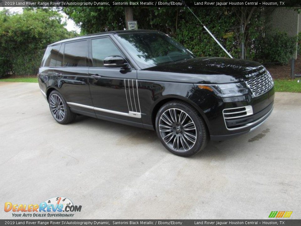 Santorini Black Metallic 2019 Land Rover Range Rover SVAutobiography Dynamic Photo #1