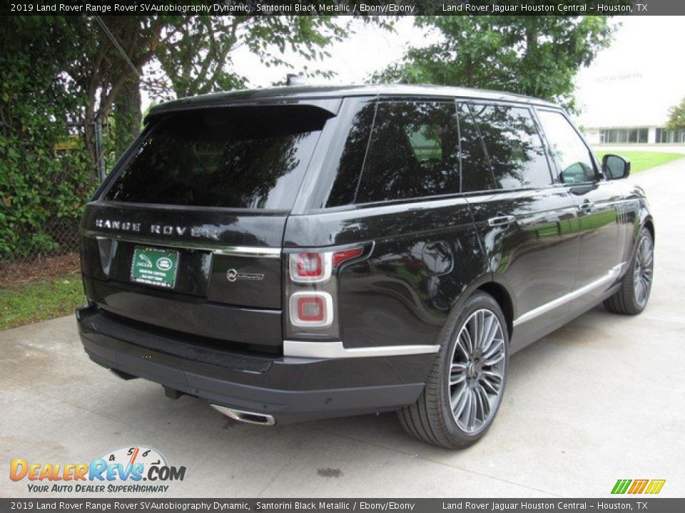 2019 Land Rover Range Rover SVAutobiography Dynamic Santorini Black Metallic / Ebony/Ebony Photo #8