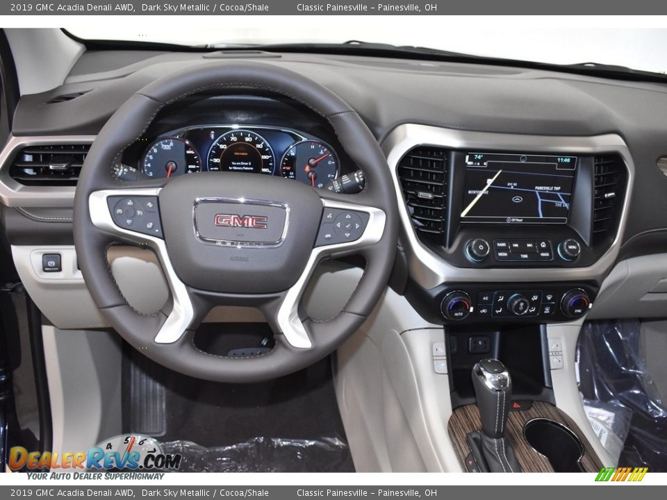 2019 GMC Acadia Denali AWD Dark Sky Metallic / Cocoa/Shale Photo #10