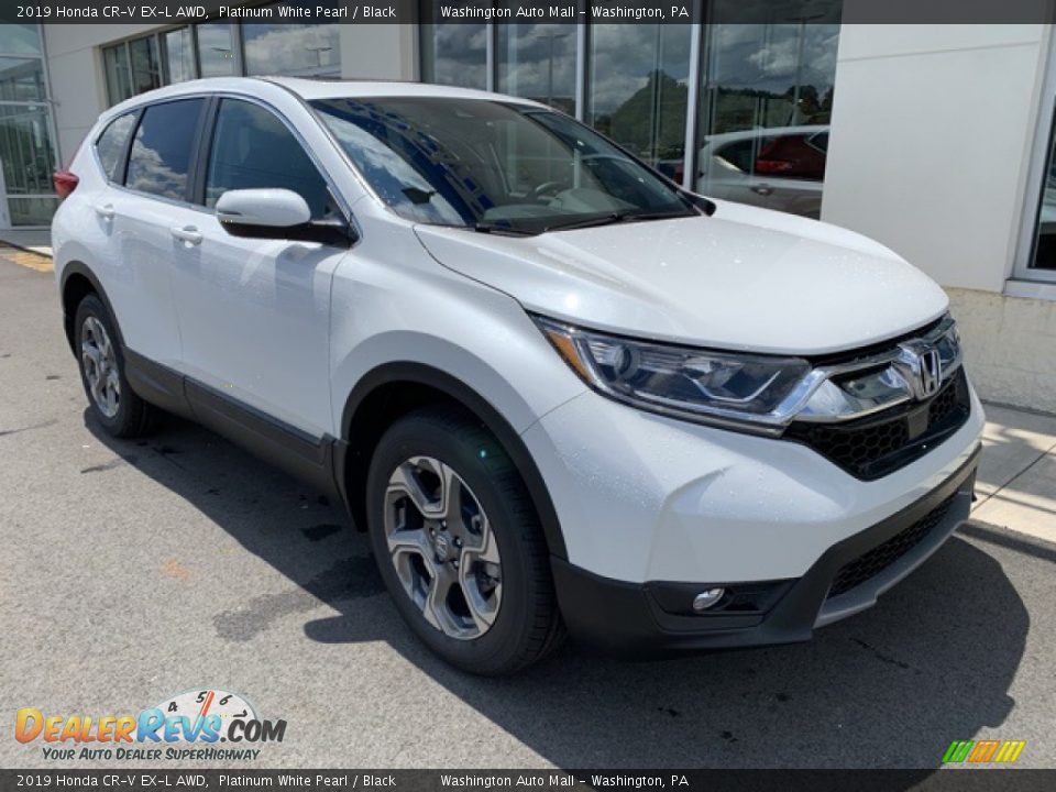 2019 Honda CR-V EX-L AWD Platinum White Pearl / Black Photo #2