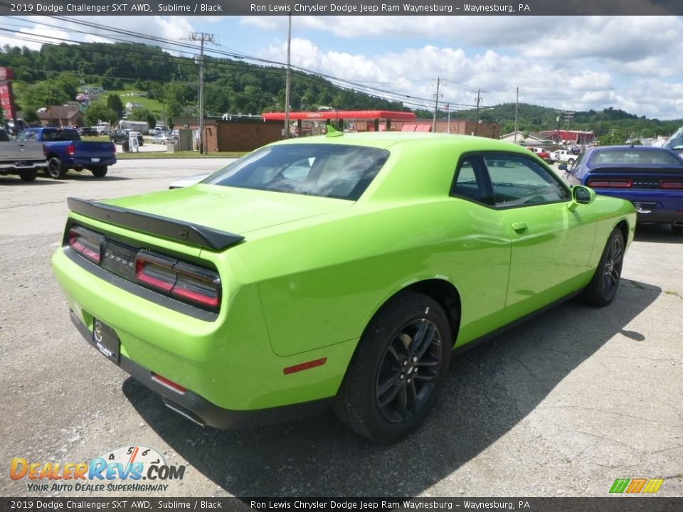 2019 Dodge Challenger SXT AWD Sublime / Black Photo #5
