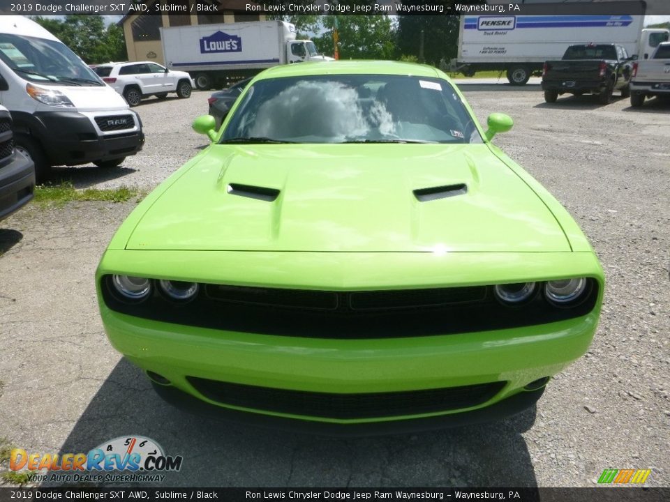 2019 Dodge Challenger SXT AWD Sublime / Black Photo #7