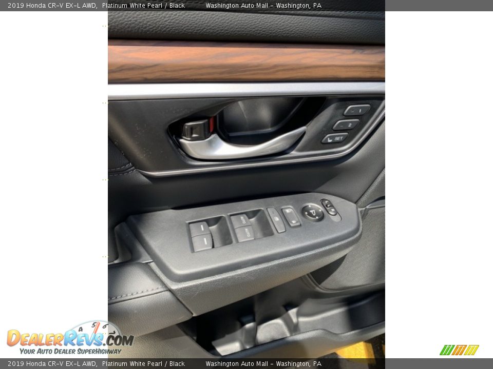 2019 Honda CR-V EX-L AWD Platinum White Pearl / Black Photo #11