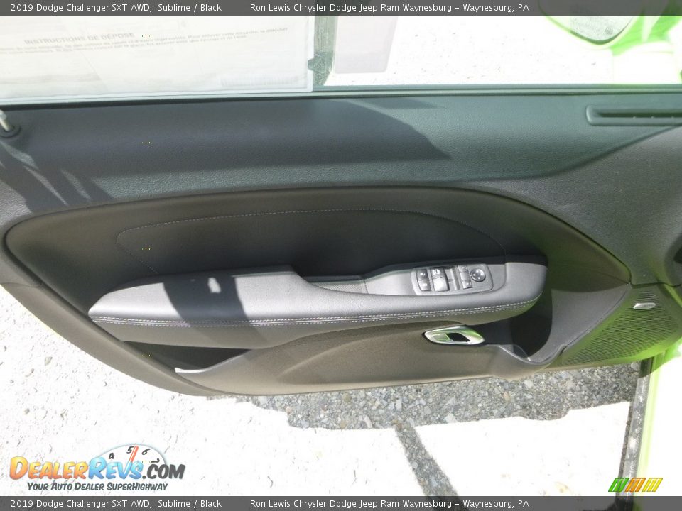 2019 Dodge Challenger SXT AWD Sublime / Black Photo #12