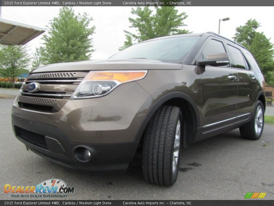 2015 Ford Explorer Limited 4WD Caribou / Medium Light Stone Photo #6