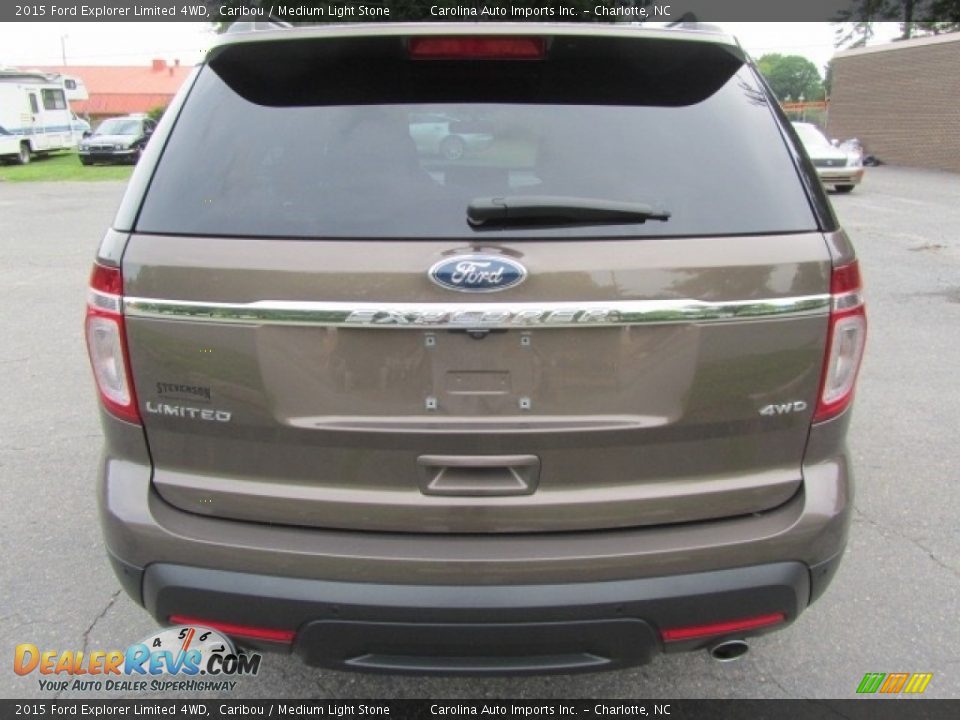 2015 Ford Explorer Limited 4WD Caribou / Medium Light Stone Photo #9