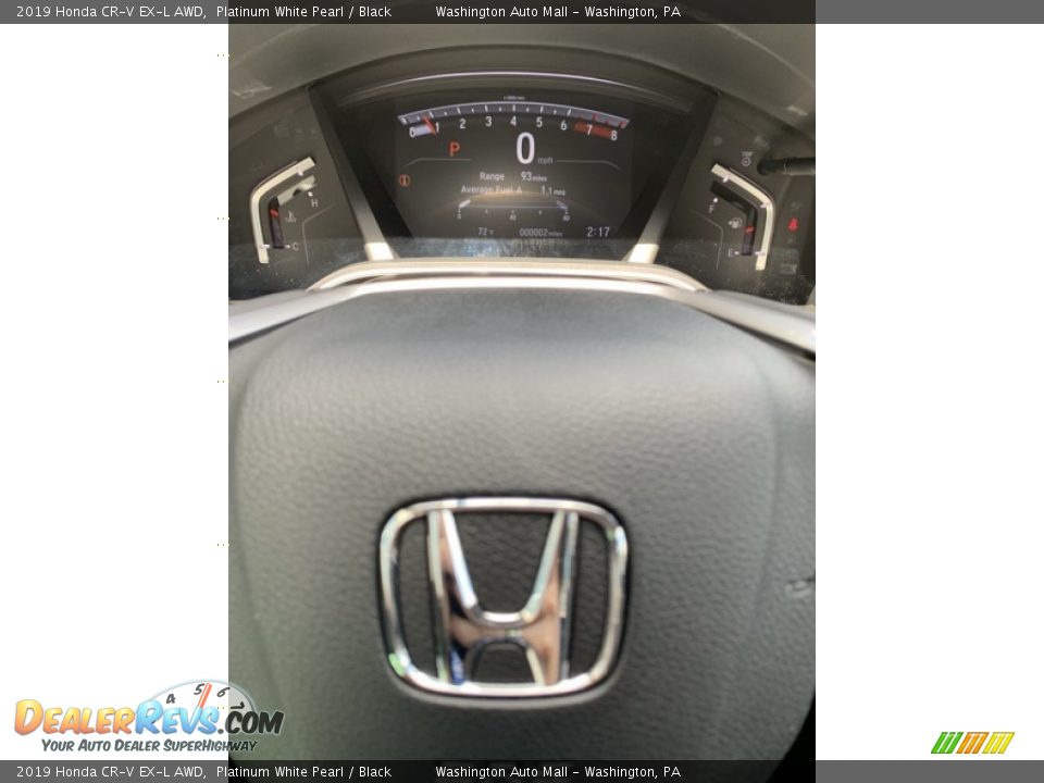 2019 Honda CR-V EX-L AWD Platinum White Pearl / Black Photo #32