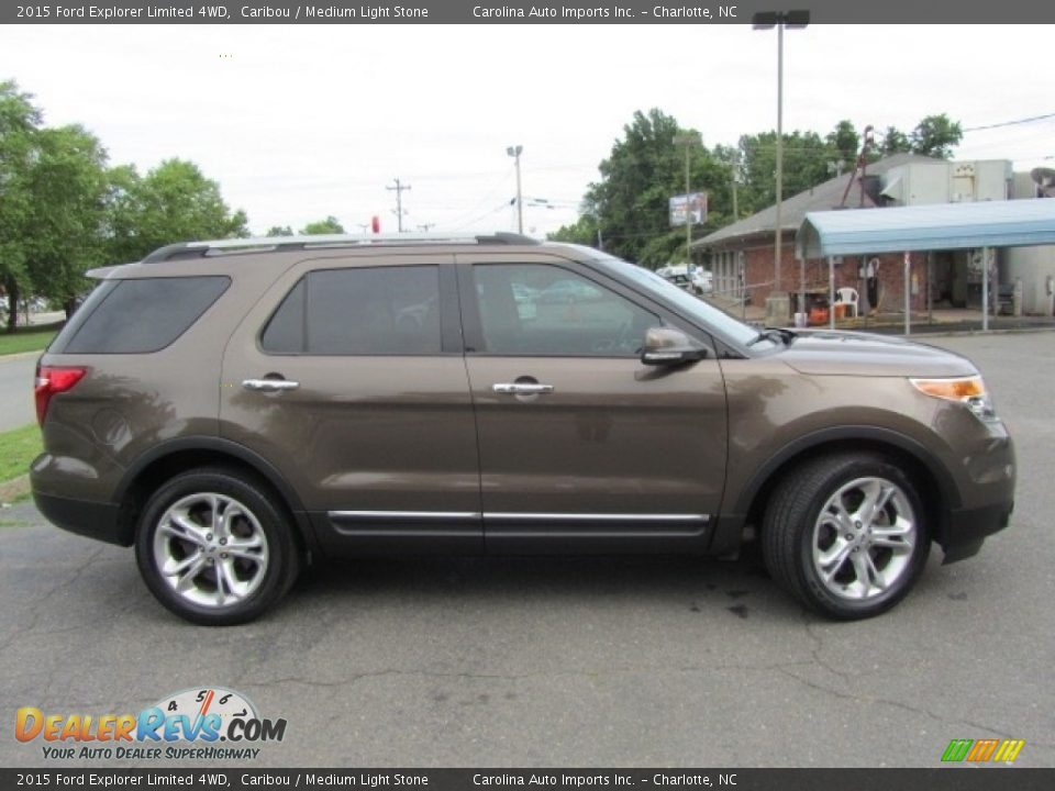 2015 Ford Explorer Limited 4WD Caribou / Medium Light Stone Photo #11
