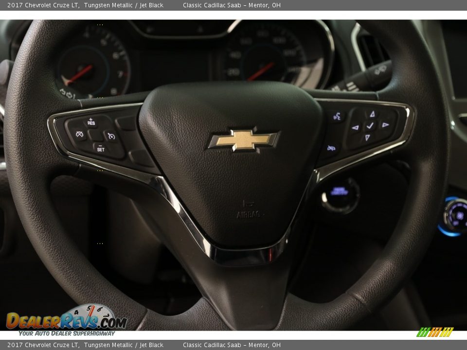2017 Chevrolet Cruze LT Tungsten Metallic / Jet Black Photo #7