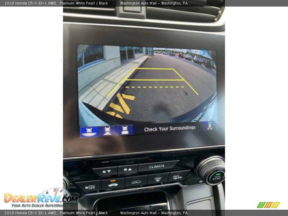 2019 Honda CR-V EX-L AWD Platinum White Pearl / Black Photo #34