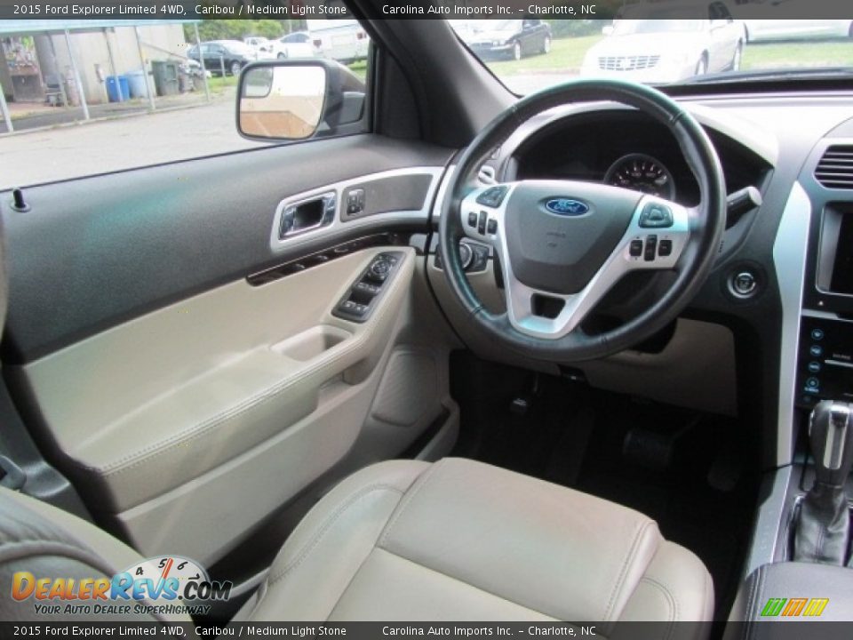 2015 Ford Explorer Limited 4WD Caribou / Medium Light Stone Photo #12
