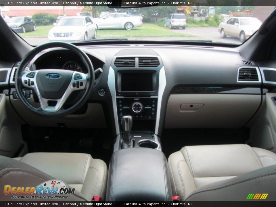 2015 Ford Explorer Limited 4WD Caribou / Medium Light Stone Photo #13