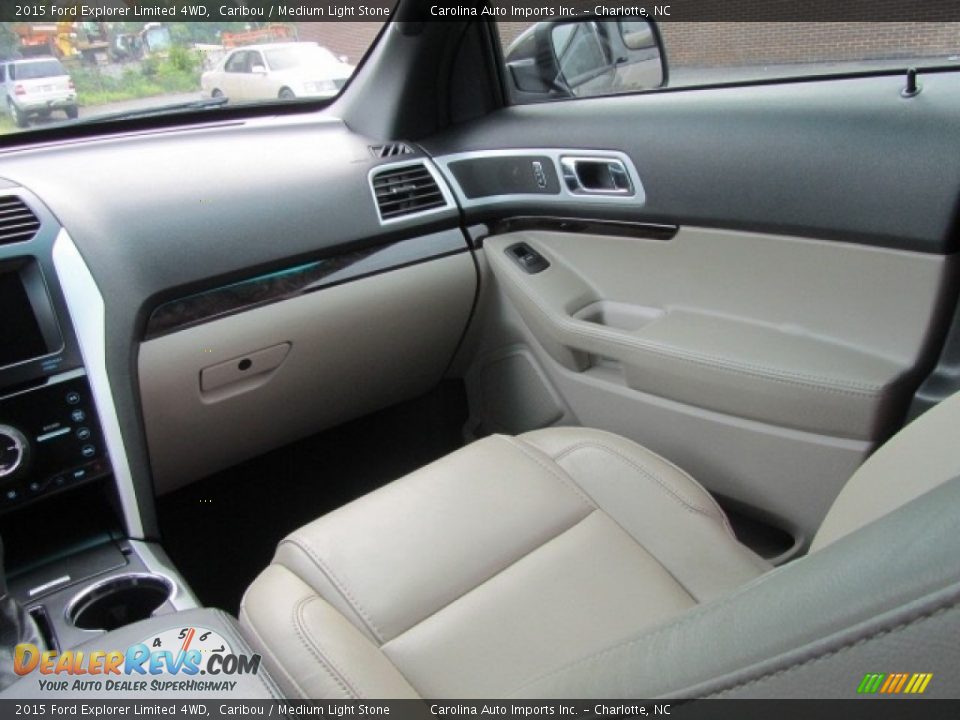 2015 Ford Explorer Limited 4WD Caribou / Medium Light Stone Photo #14