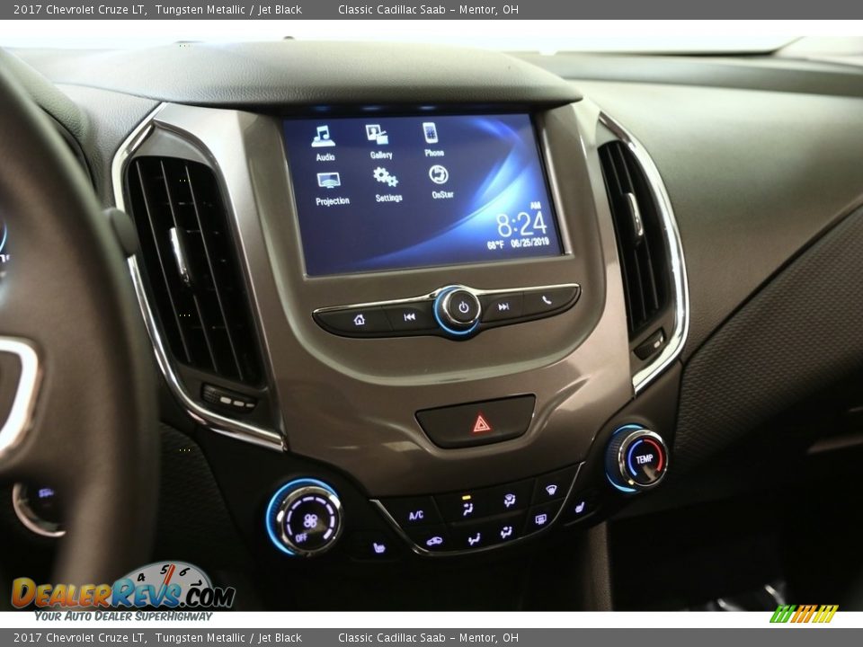 2017 Chevrolet Cruze LT Tungsten Metallic / Jet Black Photo #10