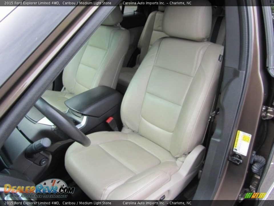 2015 Ford Explorer Limited 4WD Caribou / Medium Light Stone Photo #19