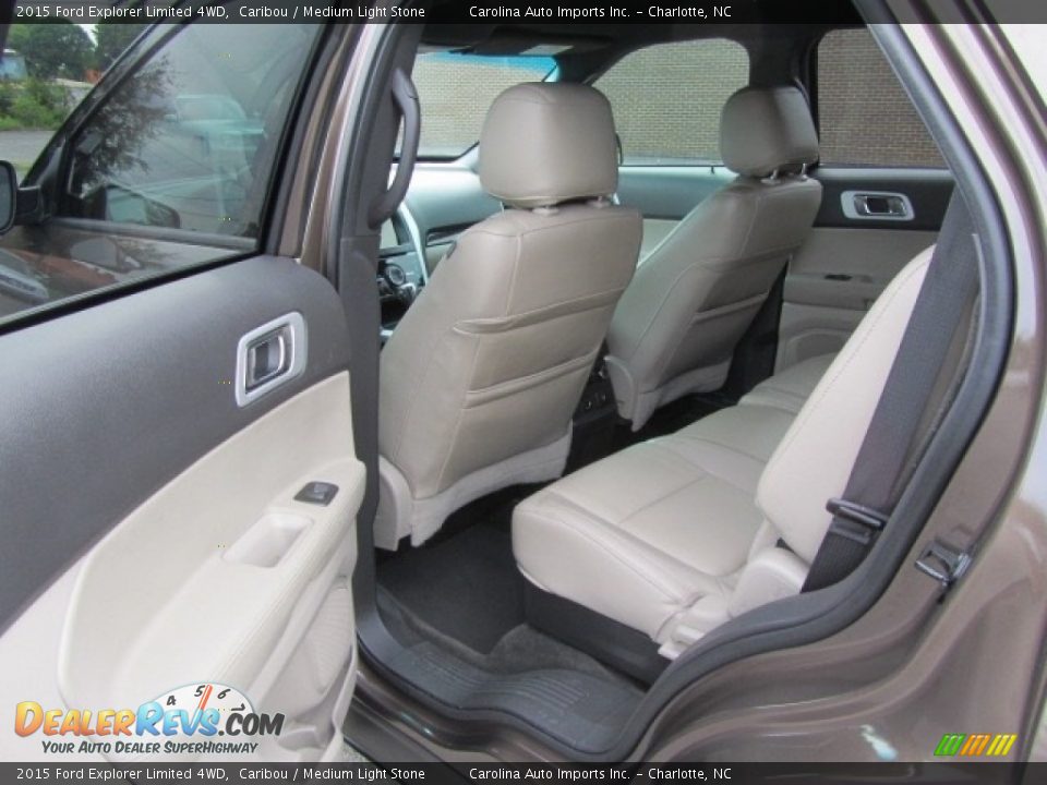 2015 Ford Explorer Limited 4WD Caribou / Medium Light Stone Photo #20