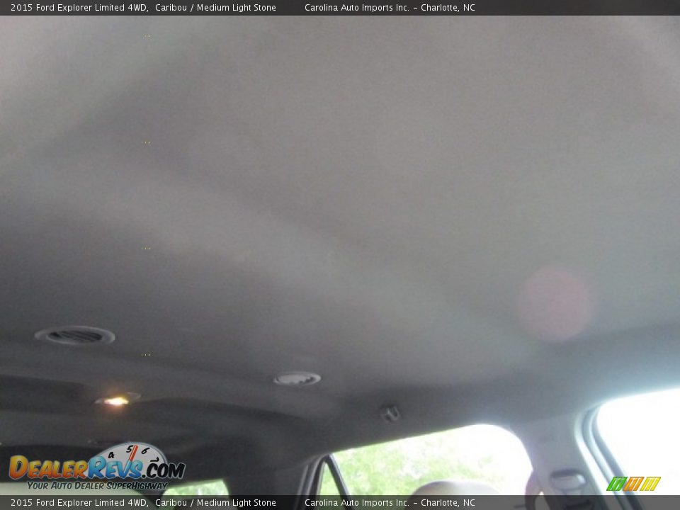 2015 Ford Explorer Limited 4WD Caribou / Medium Light Stone Photo #24