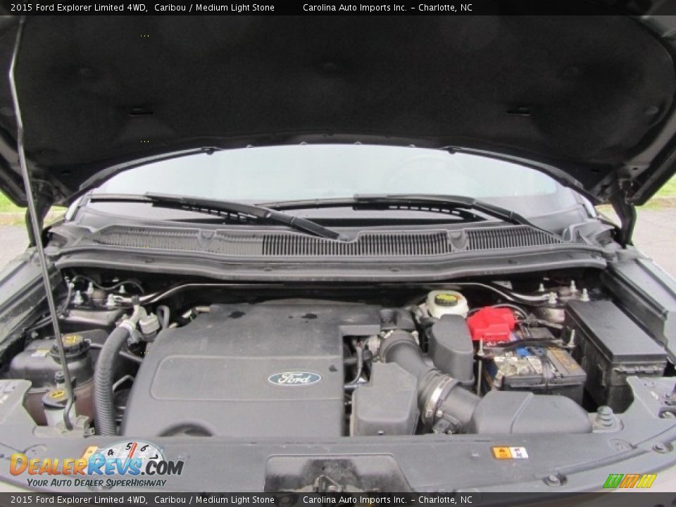 2015 Ford Explorer Limited 4WD Caribou / Medium Light Stone Photo #25