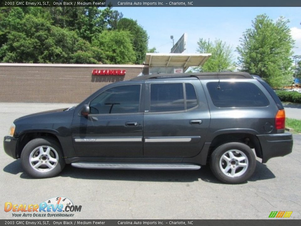 2003 GMC Envoy XL SLT Onyx Black / Medium Pewter Photo #7