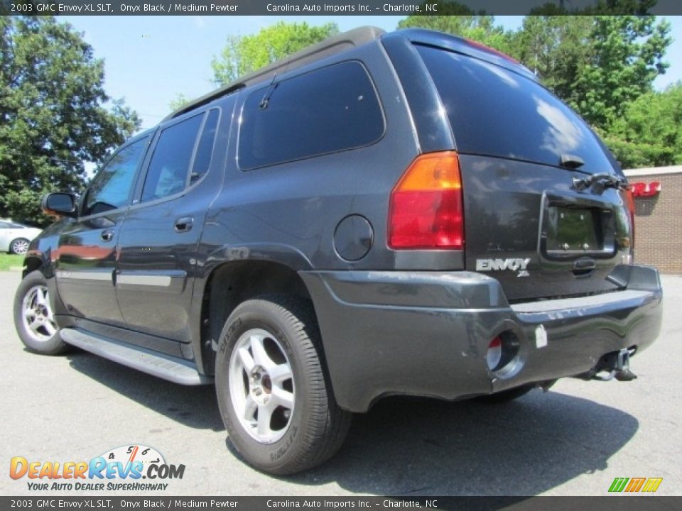 2003 GMC Envoy XL SLT Onyx Black / Medium Pewter Photo #8