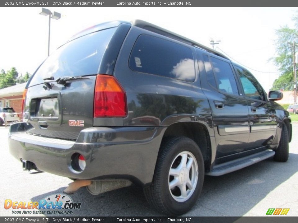 2003 GMC Envoy XL SLT Onyx Black / Medium Pewter Photo #10