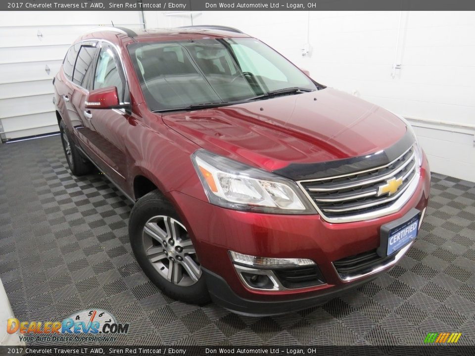 2017 Chevrolet Traverse LT AWD Siren Red Tintcoat / Ebony Photo #1