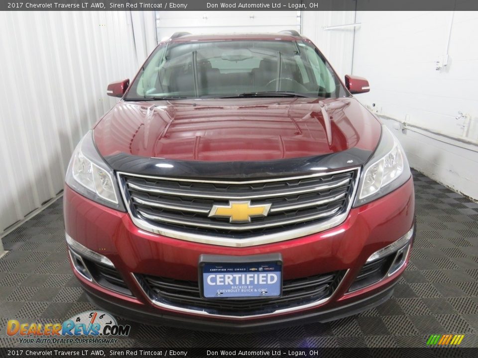 2017 Chevrolet Traverse LT AWD Siren Red Tintcoat / Ebony Photo #4