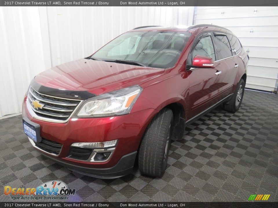 2017 Chevrolet Traverse LT AWD Siren Red Tintcoat / Ebony Photo #7