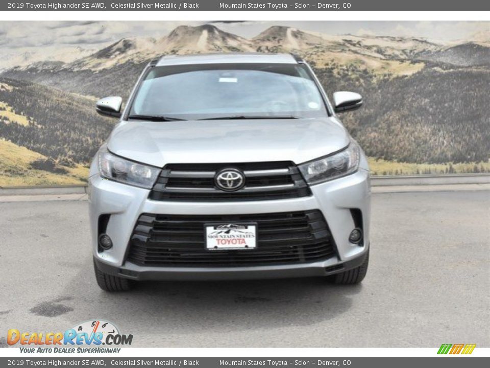 2019 Toyota Highlander SE AWD Celestial Silver Metallic / Black Photo #2
