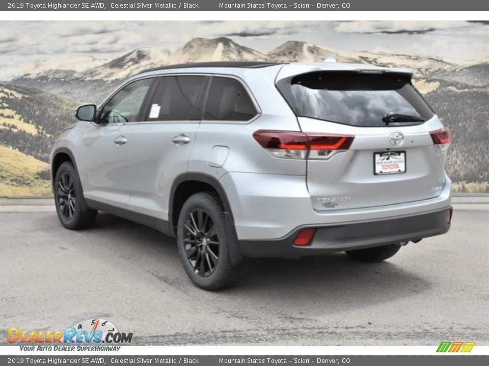 2019 Toyota Highlander SE AWD Celestial Silver Metallic / Black Photo #3
