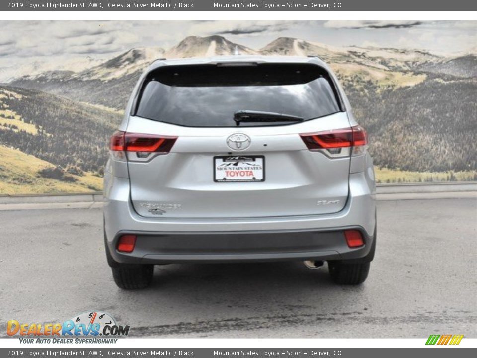 2019 Toyota Highlander SE AWD Celestial Silver Metallic / Black Photo #4