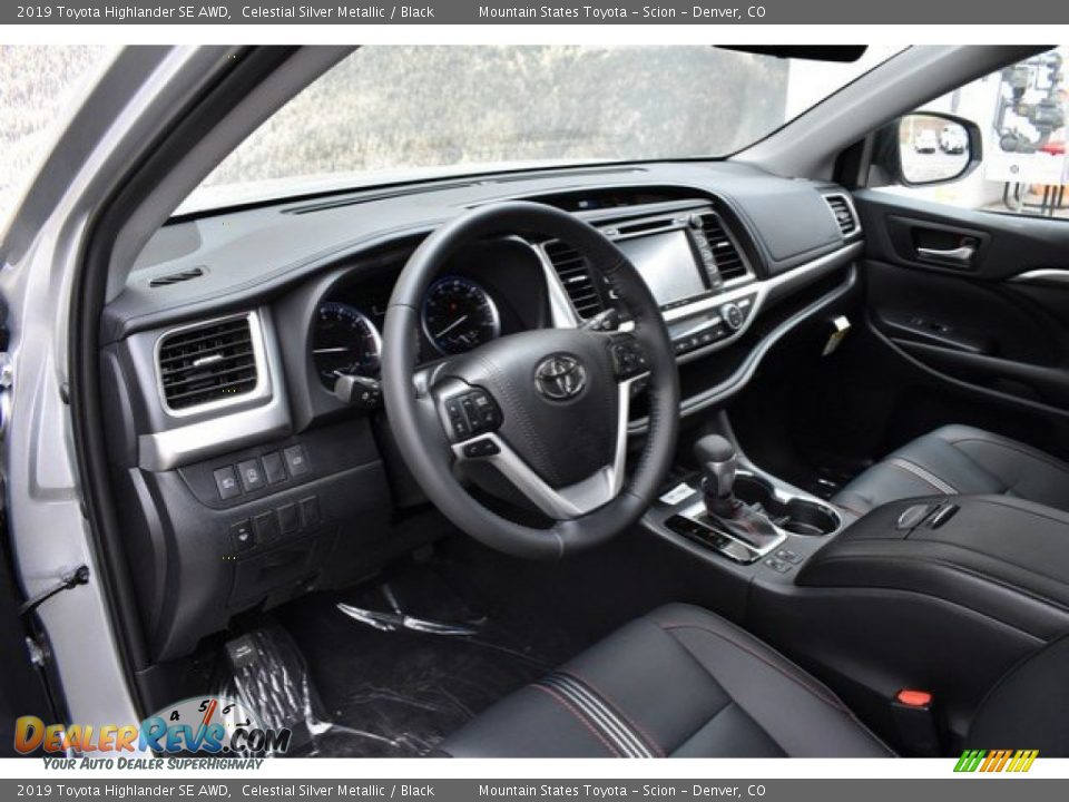 2019 Toyota Highlander SE AWD Celestial Silver Metallic / Black Photo #5