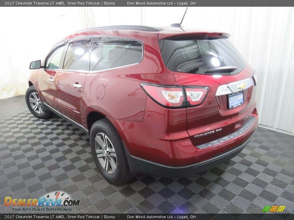 2017 Chevrolet Traverse LT AWD Siren Red Tintcoat / Ebony Photo #10