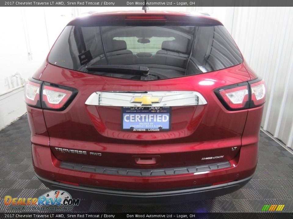 2017 Chevrolet Traverse LT AWD Siren Red Tintcoat / Ebony Photo #11