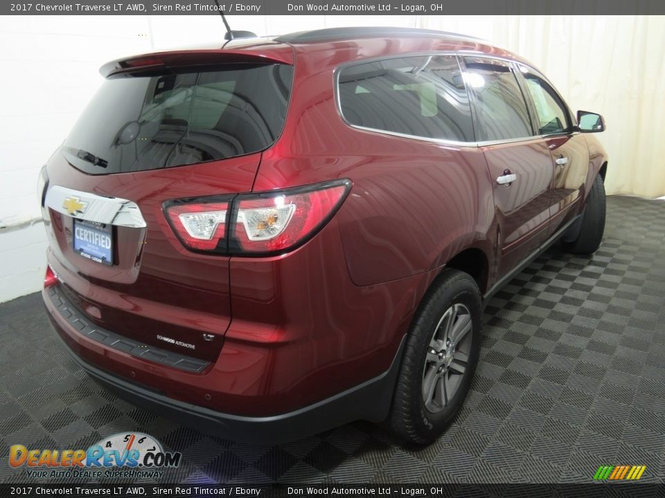 2017 Chevrolet Traverse LT AWD Siren Red Tintcoat / Ebony Photo #12