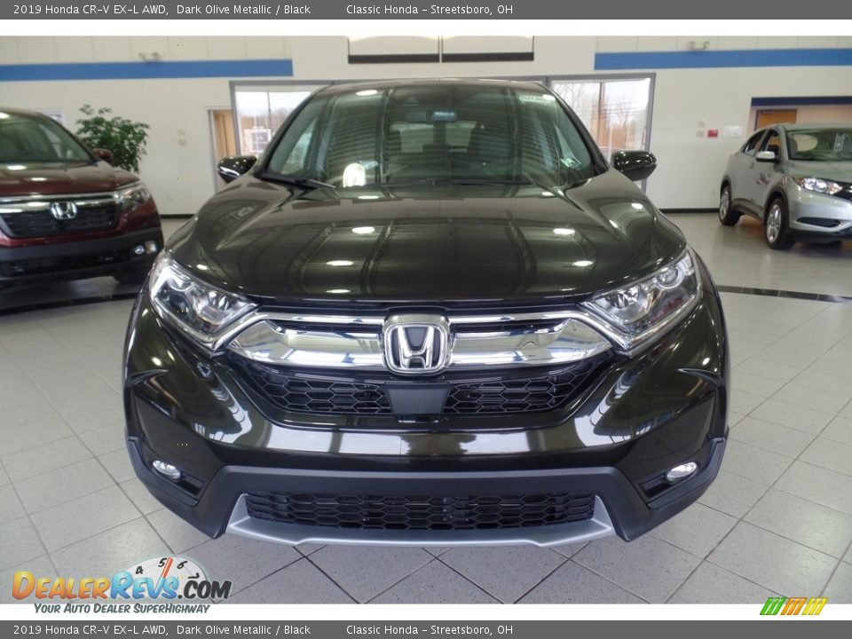 2019 Honda CR-V EX-L AWD Dark Olive Metallic / Black Photo #3