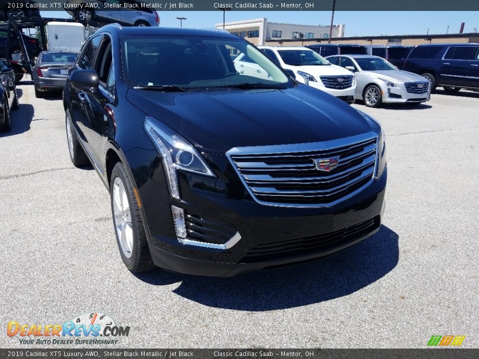 2019 Cadillac XT5 Luxury AWD Stellar Black Metallic / Jet Black Photo #1