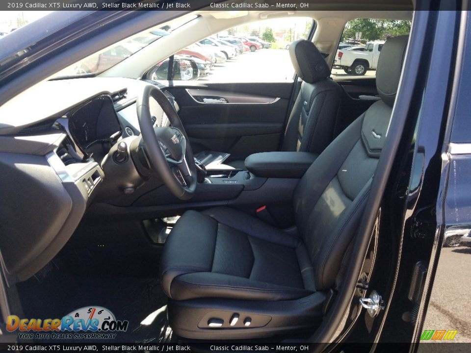 2019 Cadillac XT5 Luxury AWD Stellar Black Metallic / Jet Black Photo #3