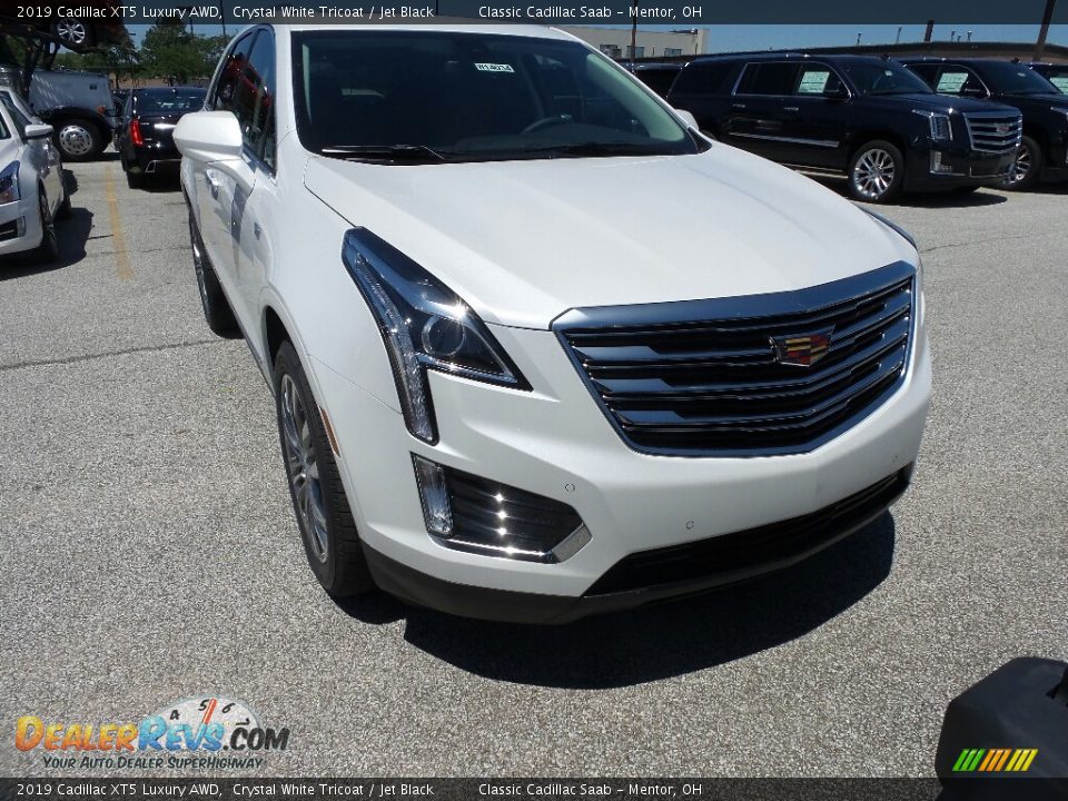 2019 Cadillac XT5 Luxury AWD Crystal White Tricoat / Jet Black Photo #1