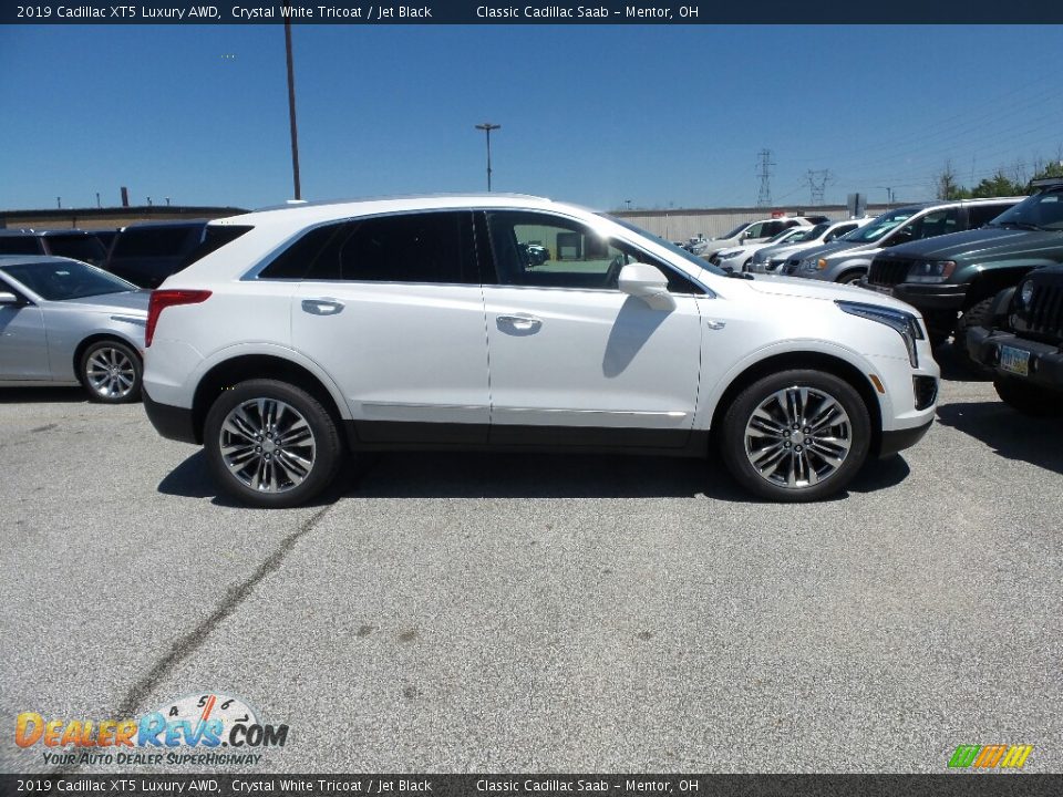 2019 Cadillac XT5 Luxury AWD Crystal White Tricoat / Jet Black Photo #2