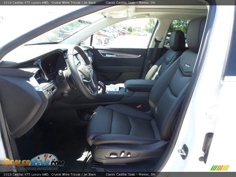 2019 Cadillac XT5 Luxury AWD Crystal White Tricoat / Jet Black Photo #3