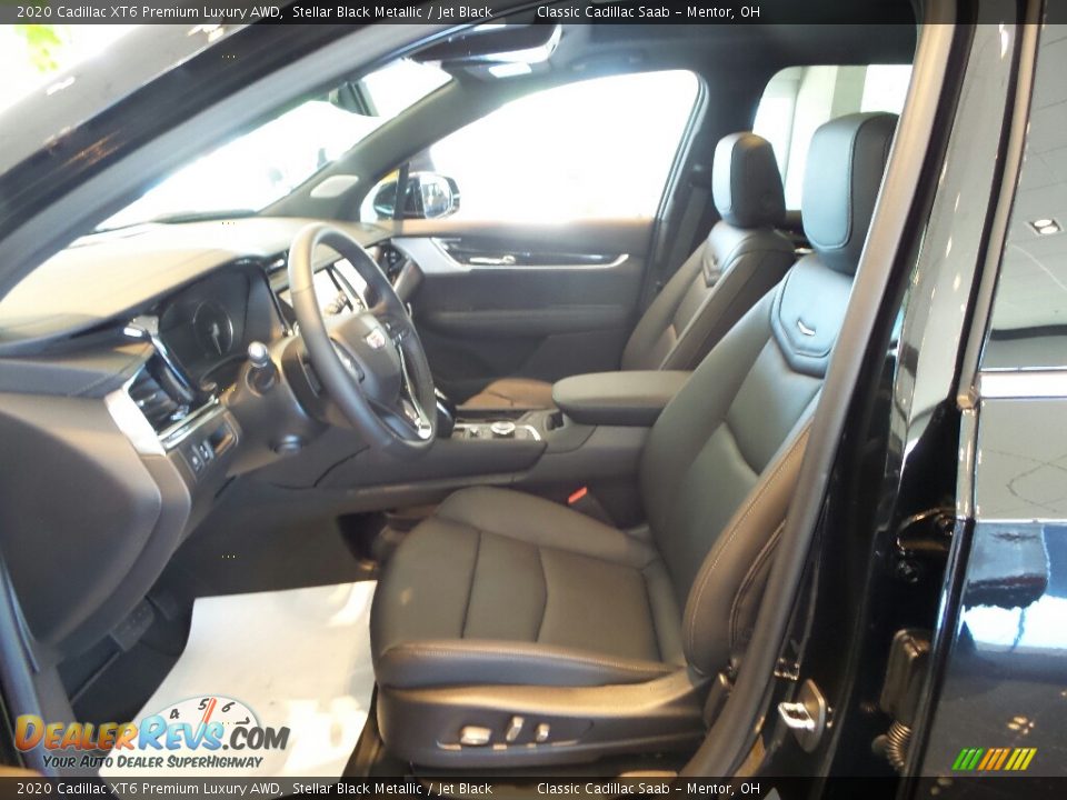 Jet Black Interior - 2020 Cadillac XT6 Premium Luxury AWD Photo #3