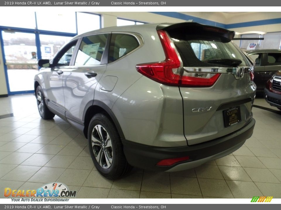2019 Honda CR-V LX AWD Lunar Silver Metallic / Gray Photo #2