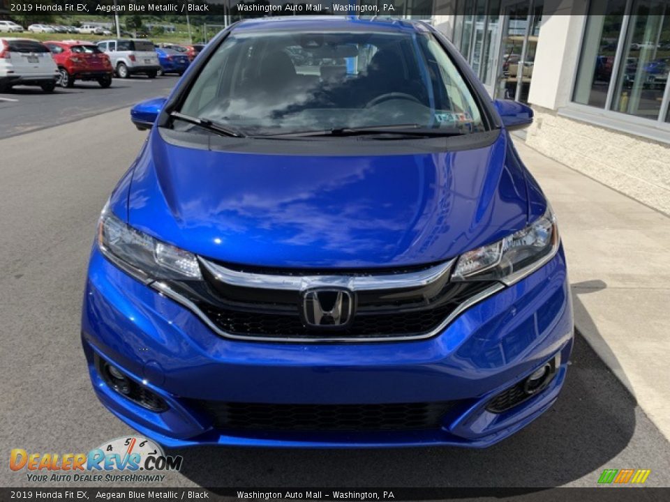 2019 Honda Fit EX Aegean Blue Metallic / Black Photo #3