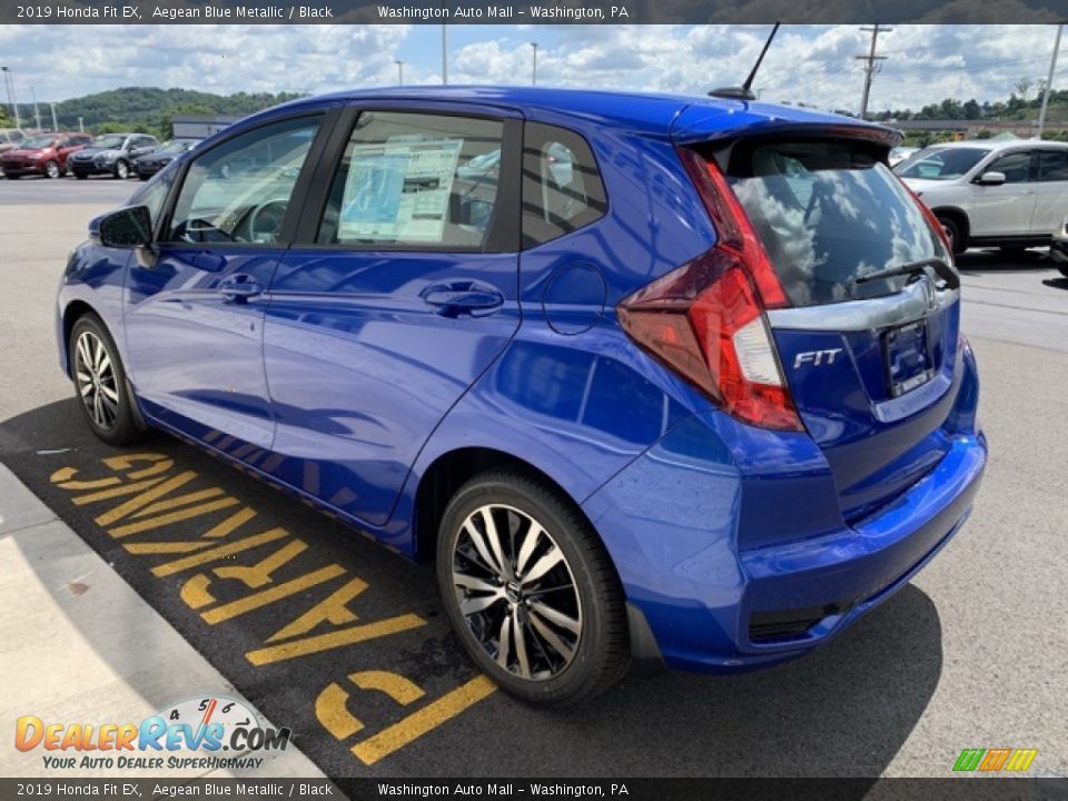 2019 Honda Fit EX Aegean Blue Metallic / Black Photo #5