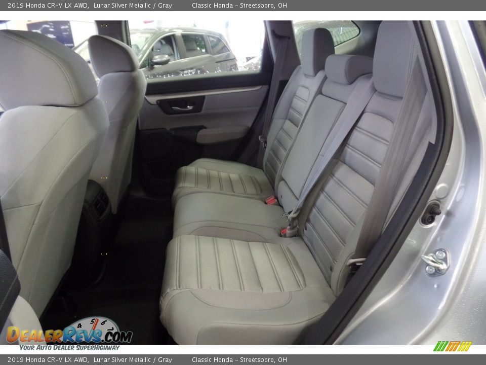 2019 Honda CR-V LX AWD Lunar Silver Metallic / Gray Photo #9
