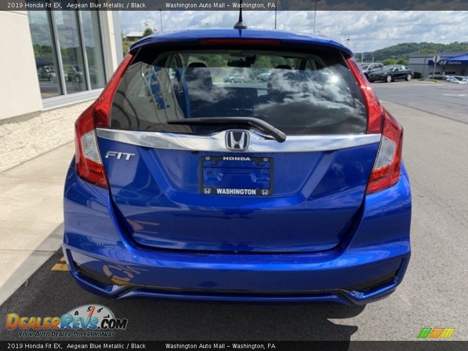 2019 Honda Fit EX Aegean Blue Metallic / Black Photo #6